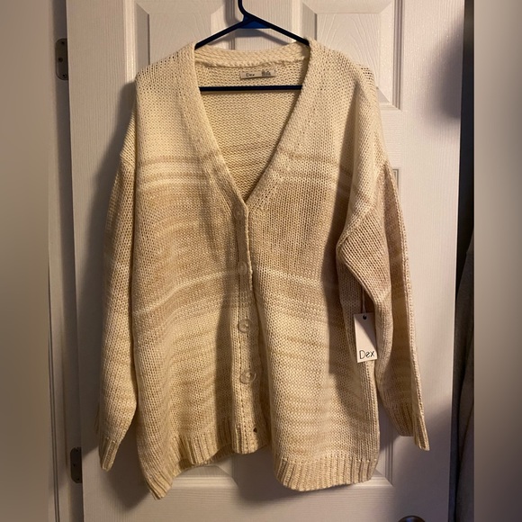 Dex Neutral Cardigan NWT Size 2X - Picture 3 of 6